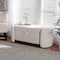 Baxton Studio Oakes Modern and Contemporary Ivory Boucle Upholstered Storage Bench 220-12863-ZORO - alternate 1